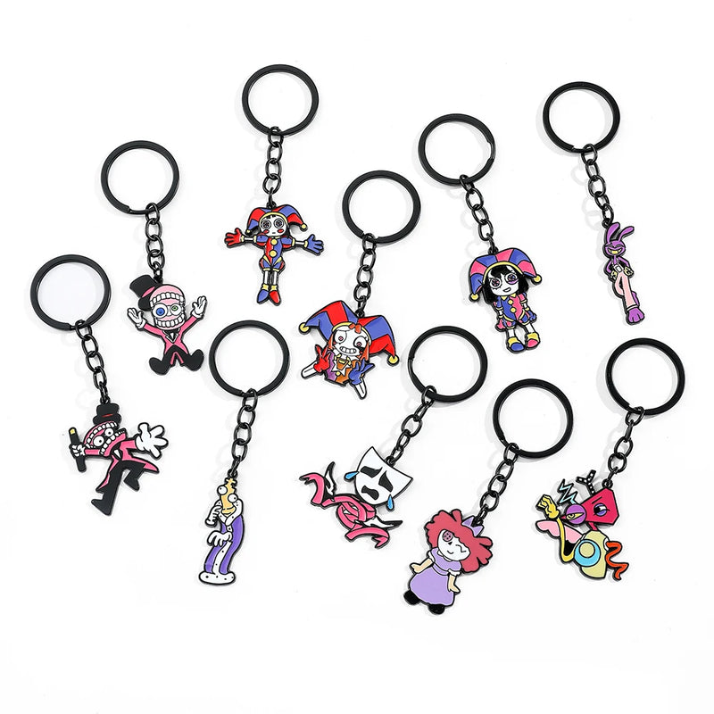 The Amazing Digital Circus Metal Keychain and Necklace