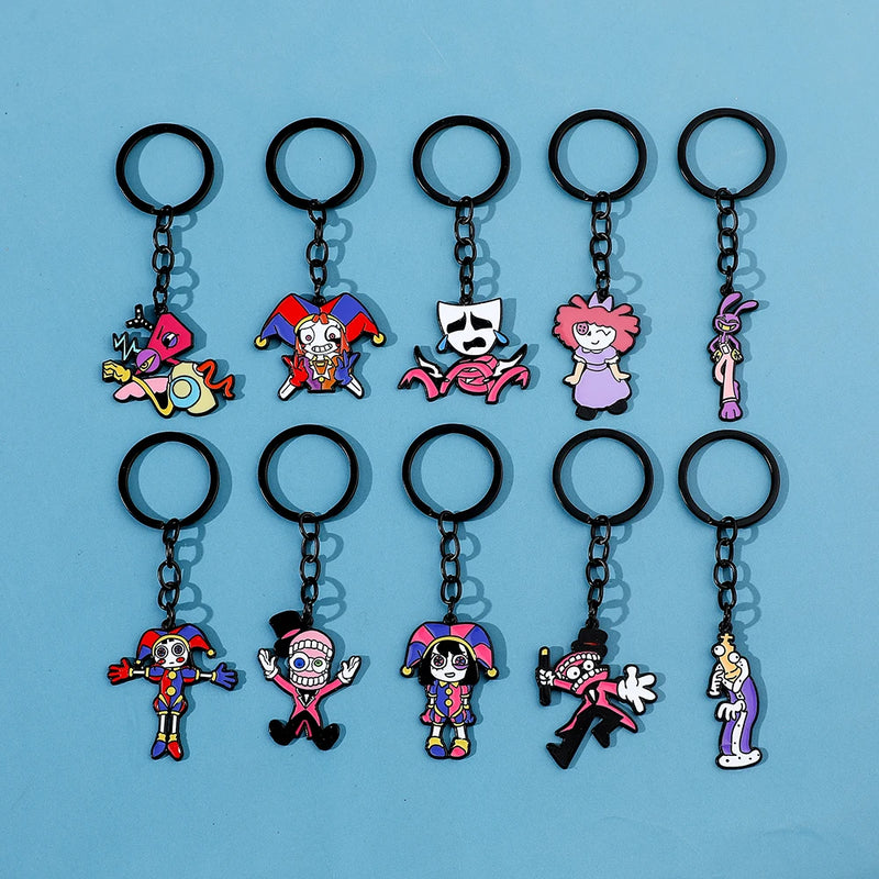The Amazing Digital Circus Metal Keychain and Necklace